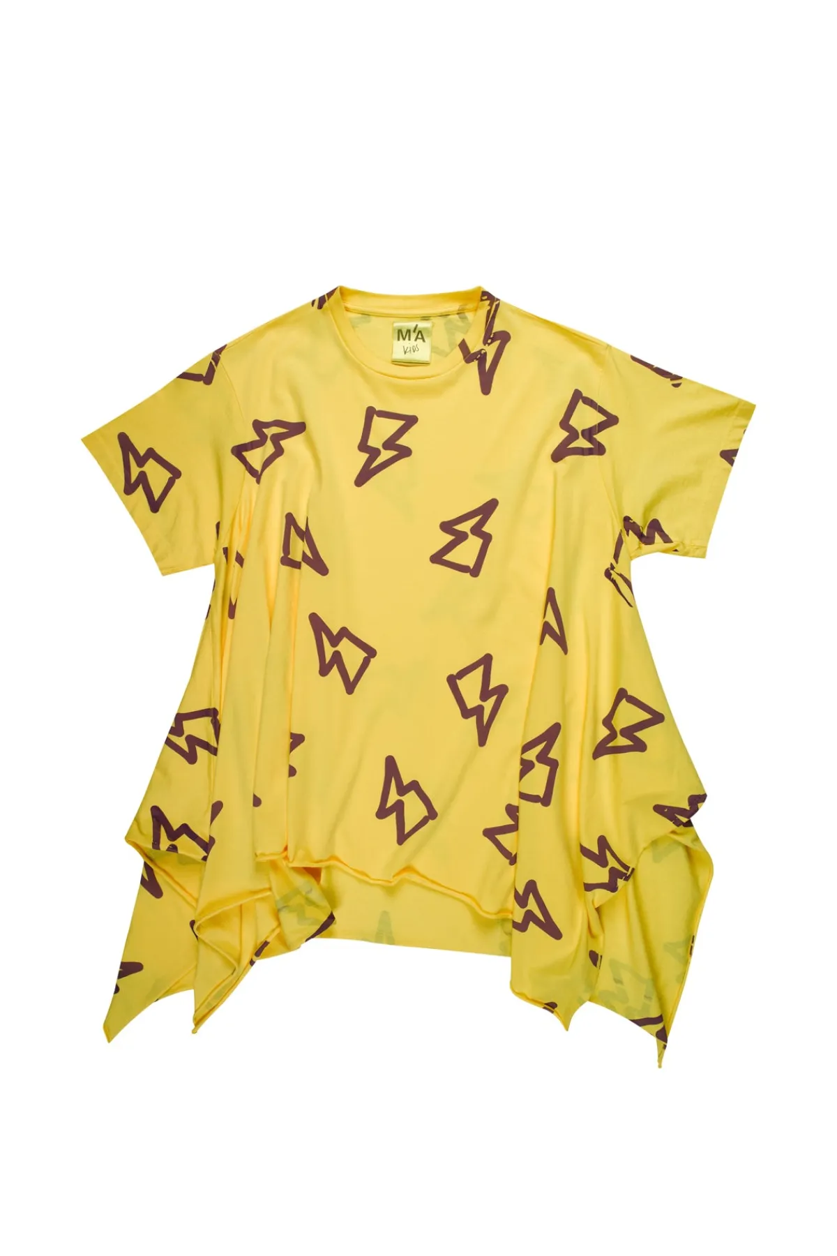 Kids Marques ' Almeida ALL OVER THUNDER PRINT FLAP T-SHIRT