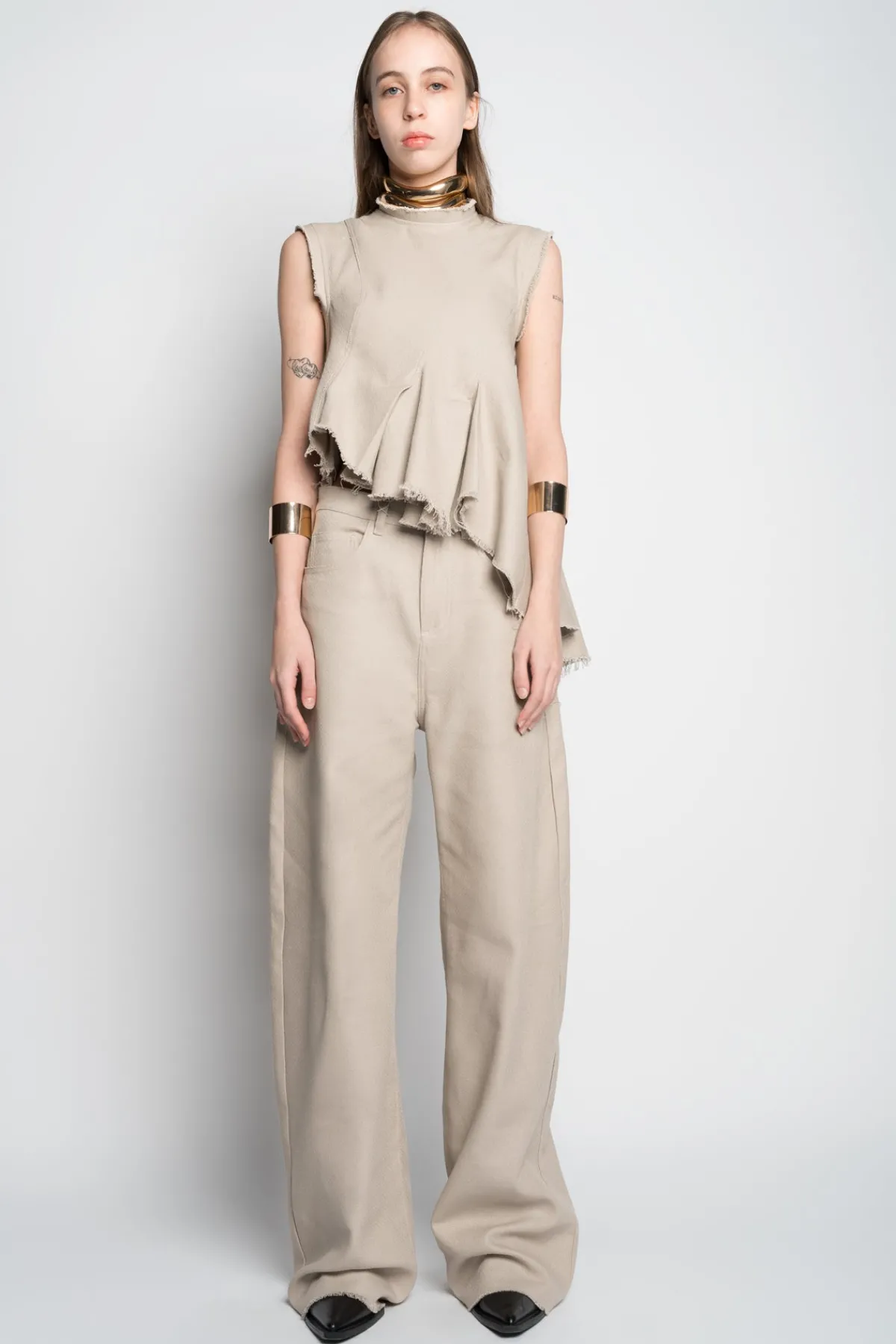 Women Marques ' Almeida WOVEN BOYFRIEND TROUSERS