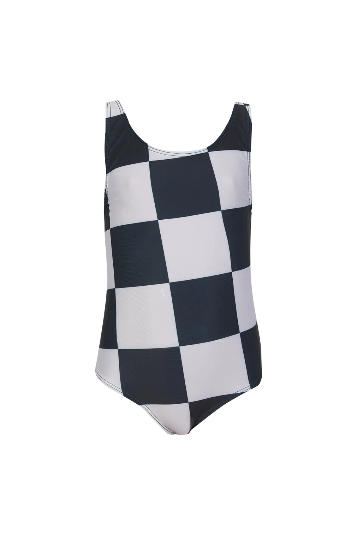 Kids Marques ' Almeida BLACK AND WHITE CHECKS SWIMSUIT