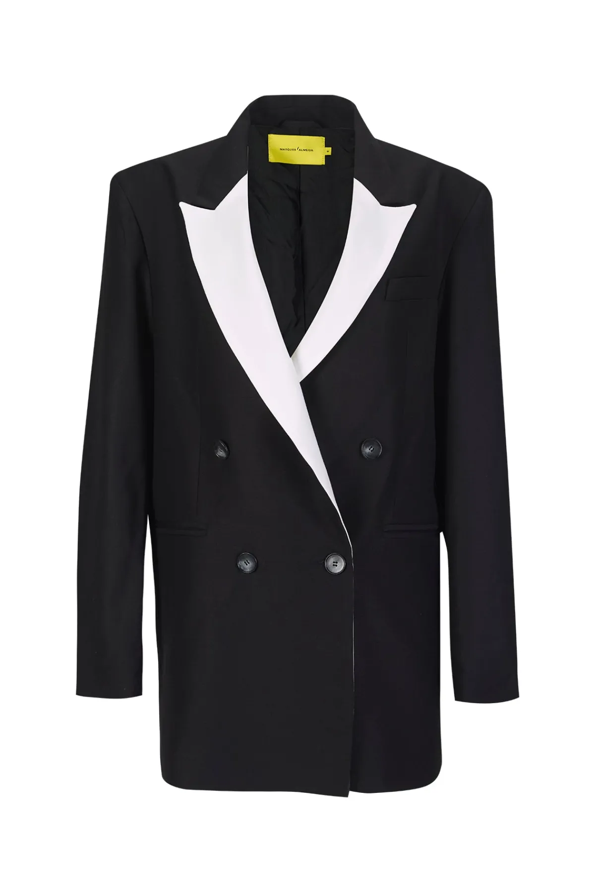 Women Marques ' Almeida AND WHITE OVERSIZED BLAZER