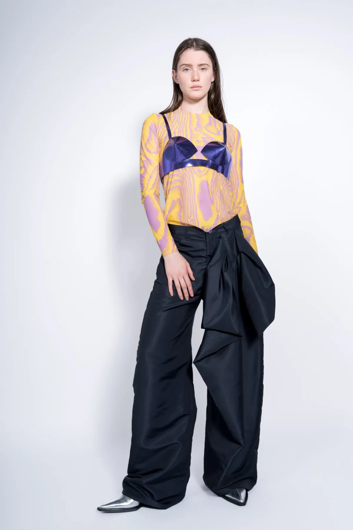 Women Marques ' Almeida BOYFRIEND TROUSERS WITH BOW