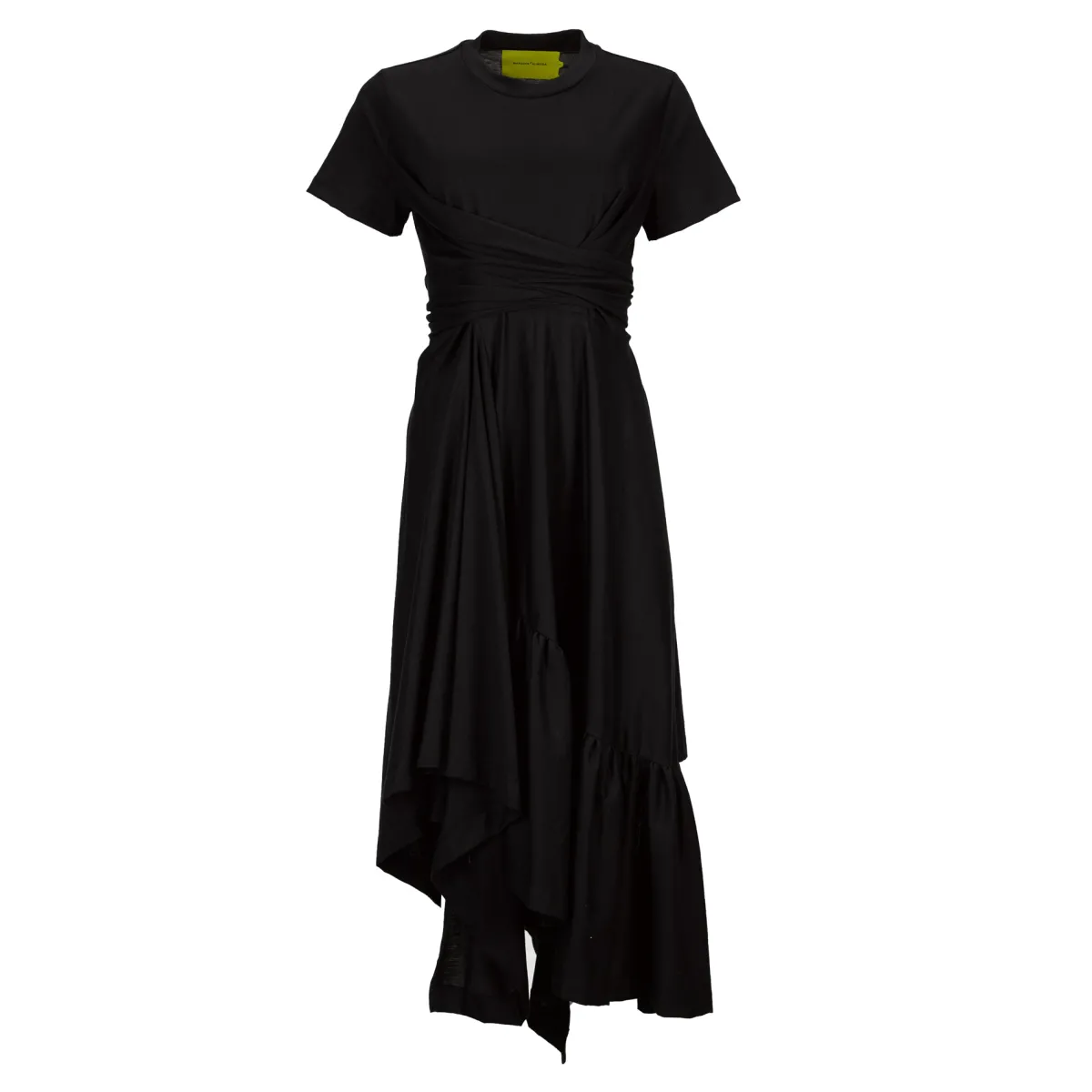 Women Marques ' Almeida CROSS WAIST DRAPE T-SHIRT DRESS