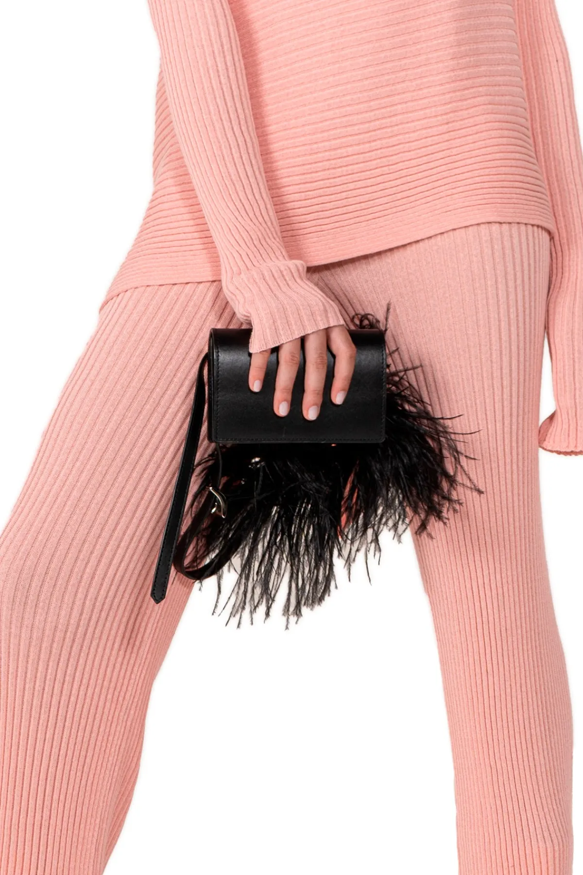 Marques ' Almeida FEATHER BELT BAG