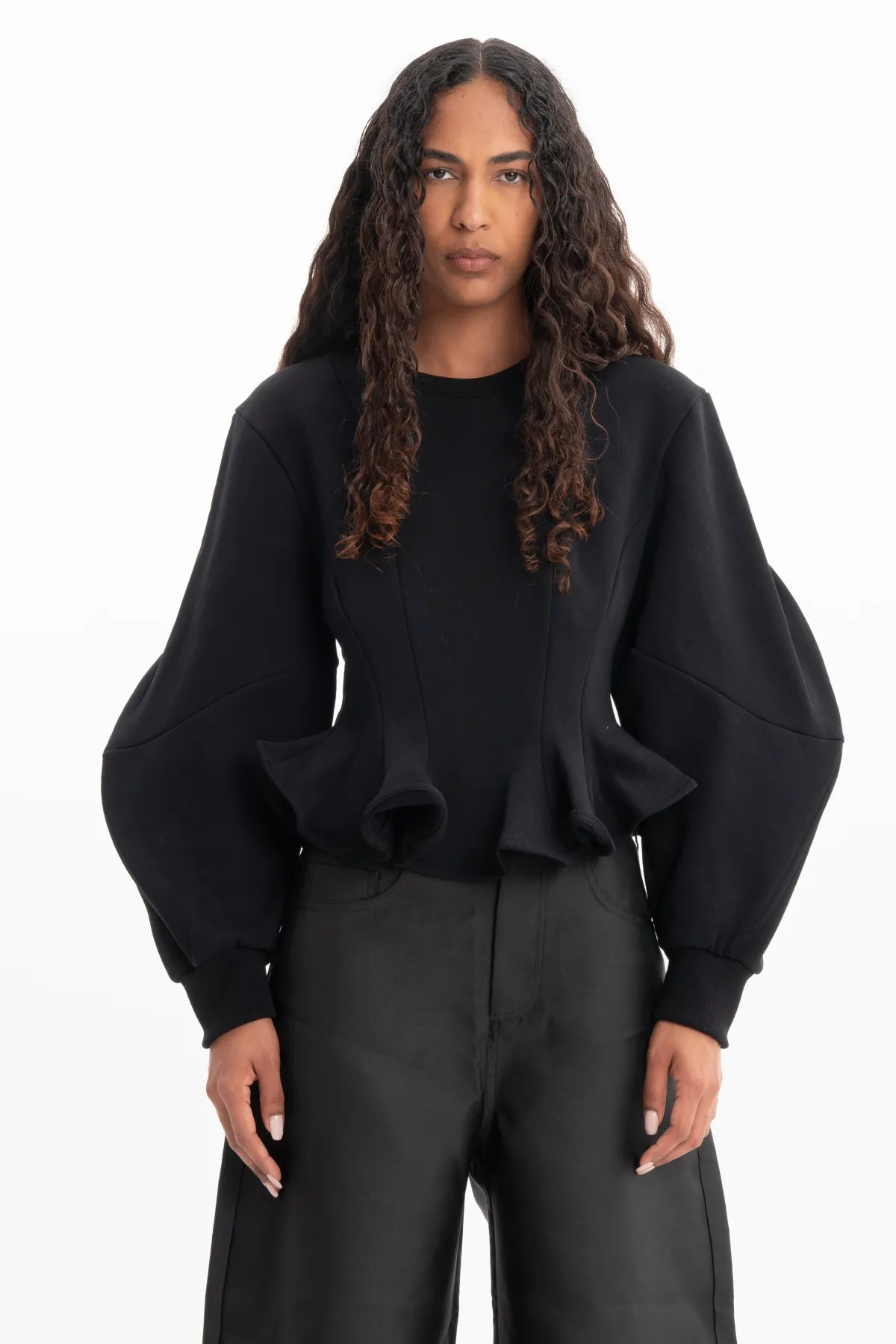 Women Marques ' Almeida FRILL SWEATSHIRT