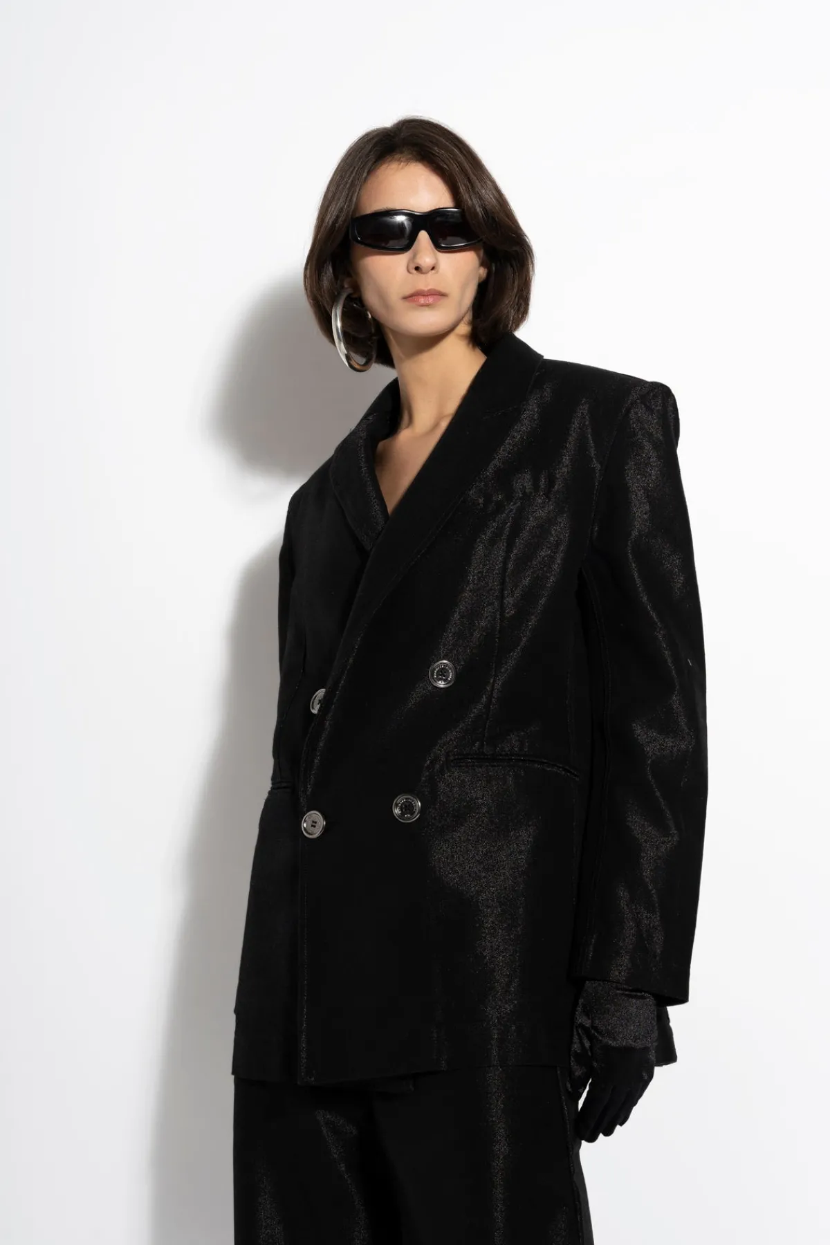 Women Marques ' Almeida LUREX OVERSIZED BLAZER