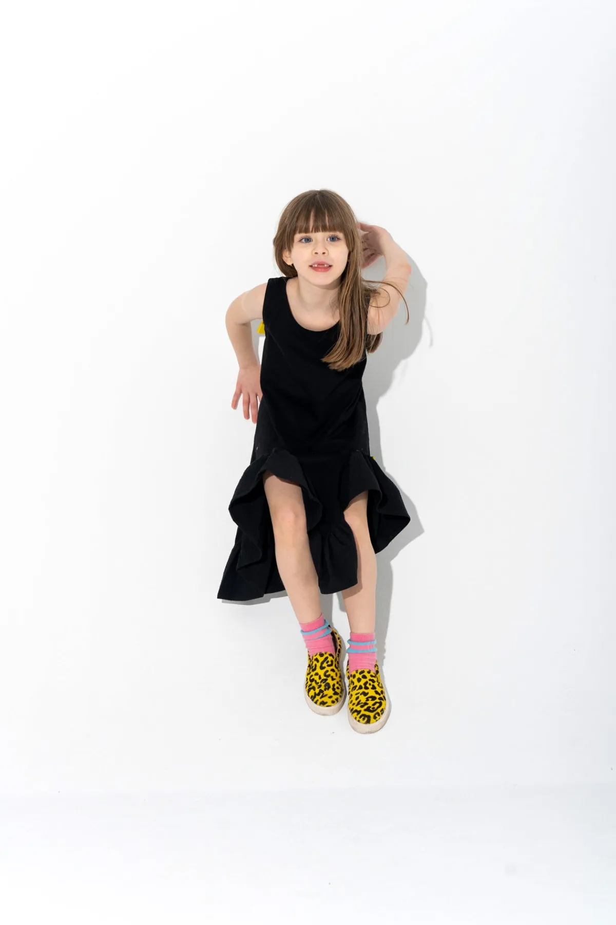 Kids Marques ' Almeida SLEEVELESS FLOUNCE DRESS