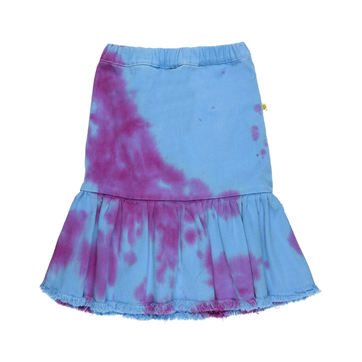 Kids Marques ' Almeida BLUE AND PURPLE FLOUNCE MIDI SKIRT