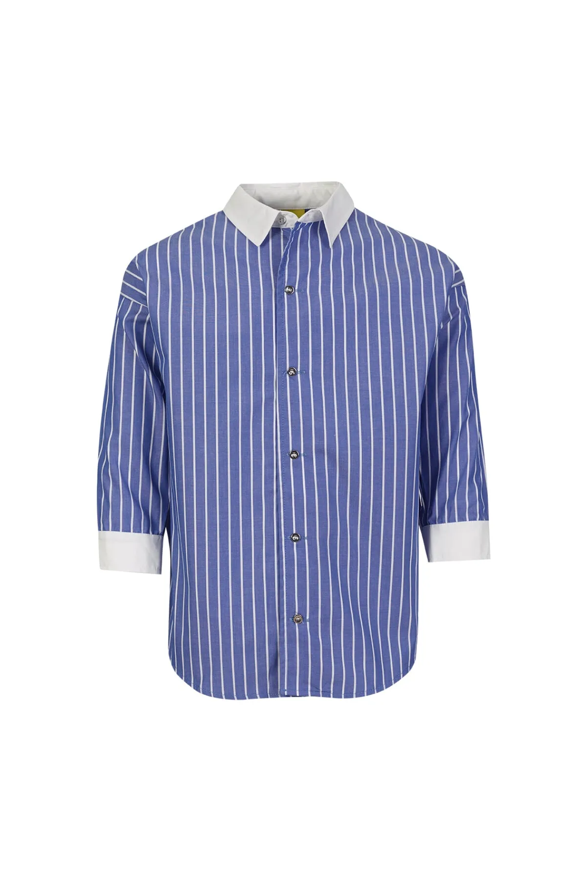 Kids Marques ' Almeida AND WHITE STRIPED LOOSE SHIRT