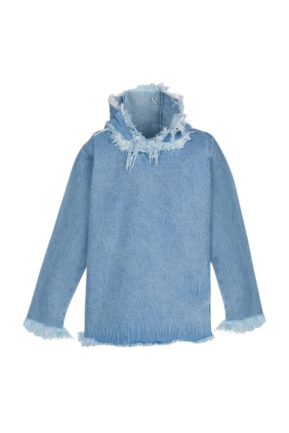 Kids Marques ' Almeida DENIM CLASSIC HOODIE