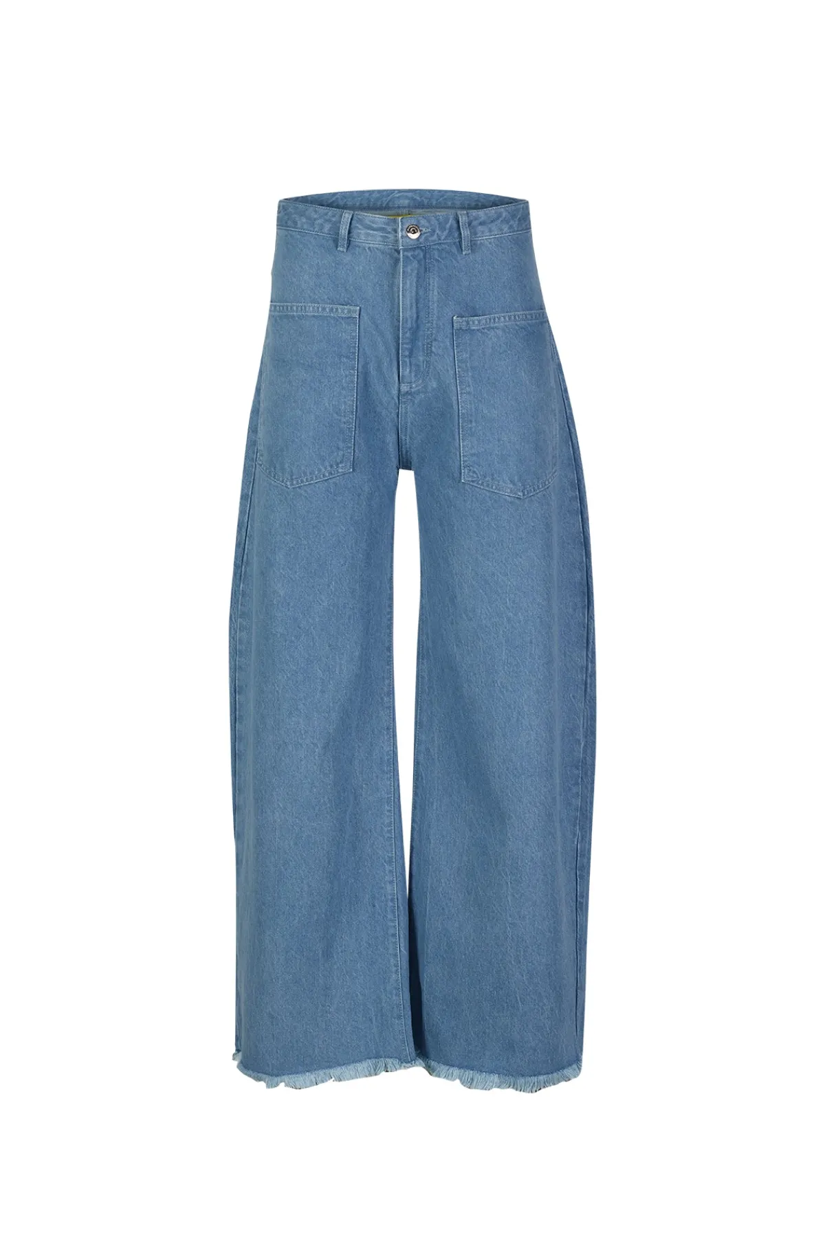 Women Marques ' Almeida DENIM PATCH POCKET BOYFRIEND TROUSERS