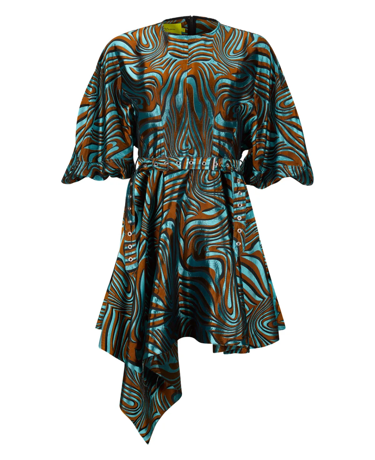 Women Marques ' Almeida ZEBRA BROCADE BALLOON SLEEVE DRESS