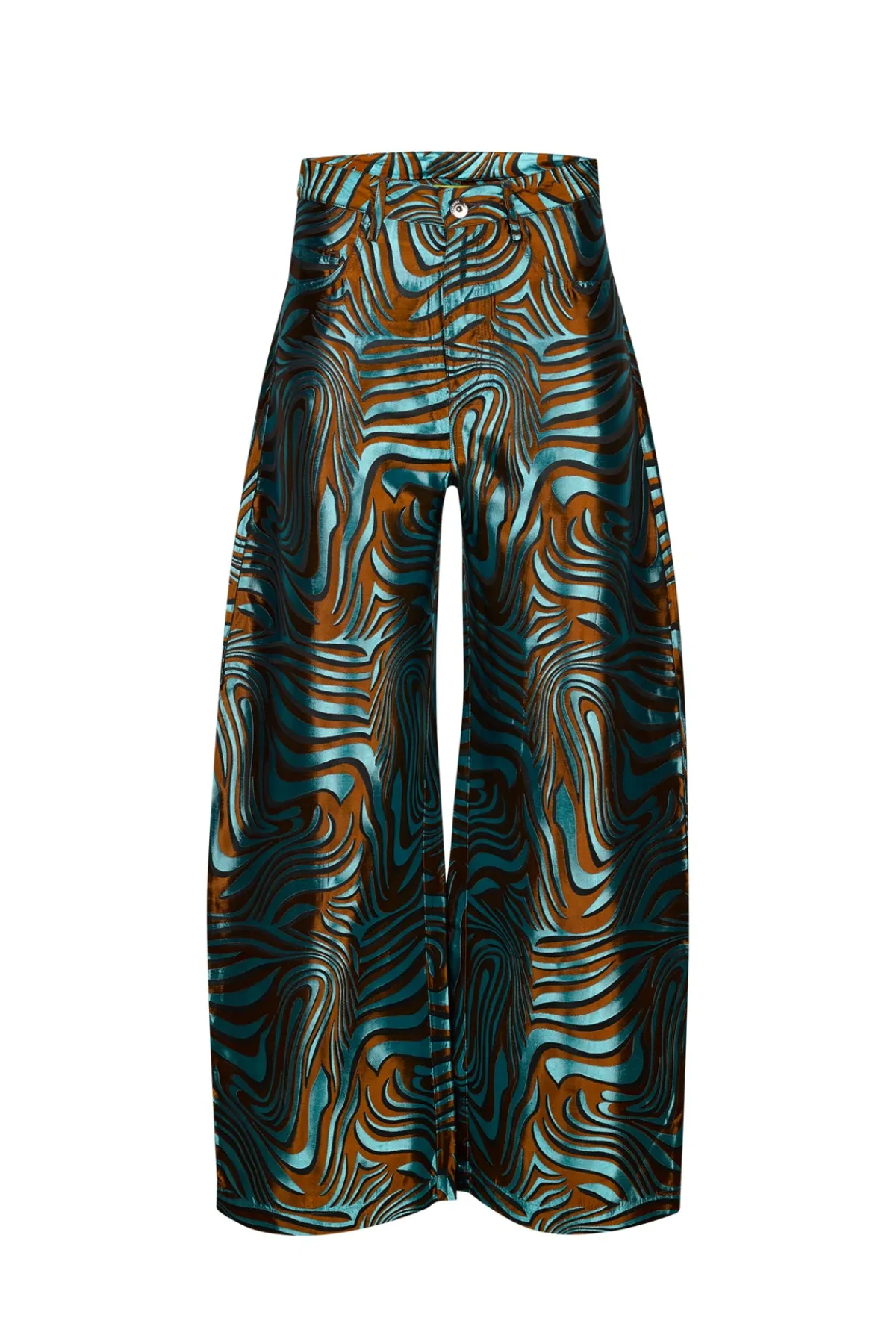 Women Marques ' Almeida ZEBRA BROCADE BOYFRIEND TROUSERS