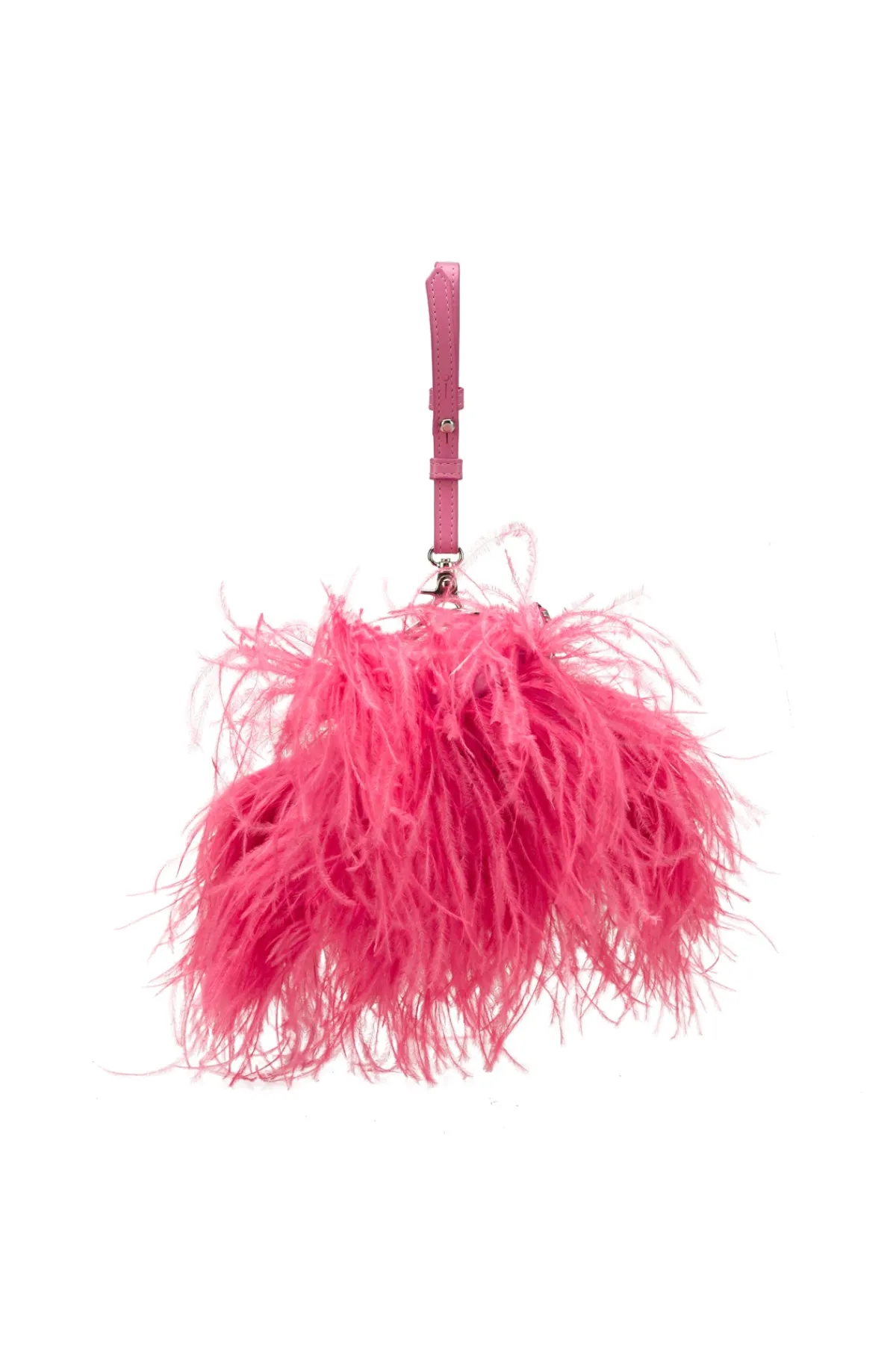 Marques ' Almeida BRIGHT PINK FEATHER BAG