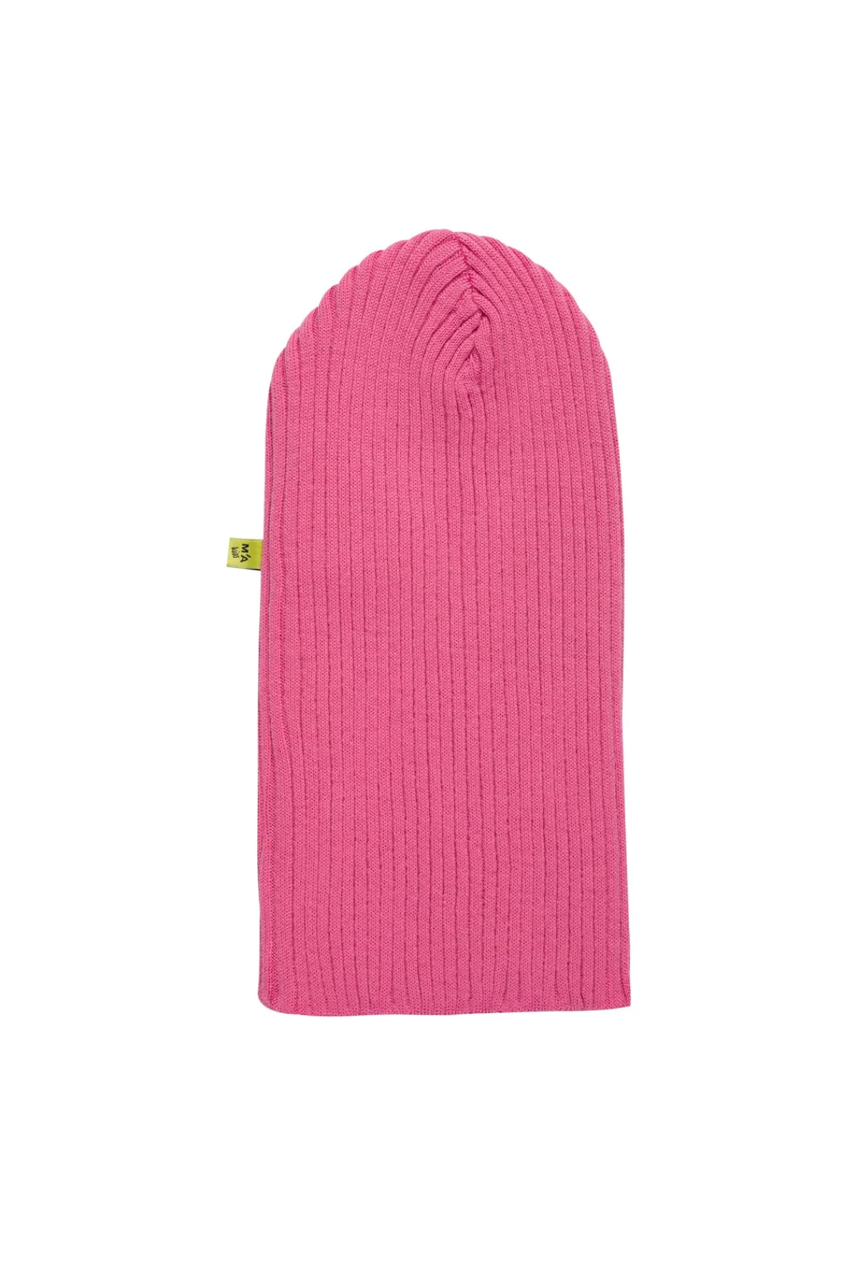 Kids Marques ' Almeida BRIGHT PINK MERINO KNIT BEANIE