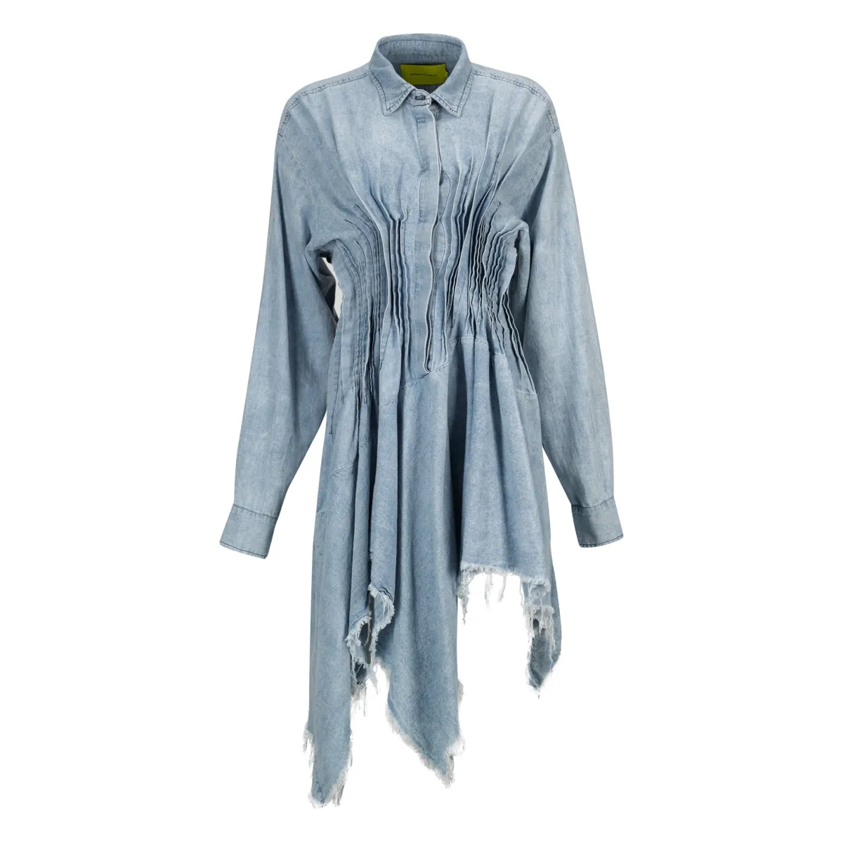 Women Marques ' Almeida CHAMBRAY PLEATED SHIRT DRESS