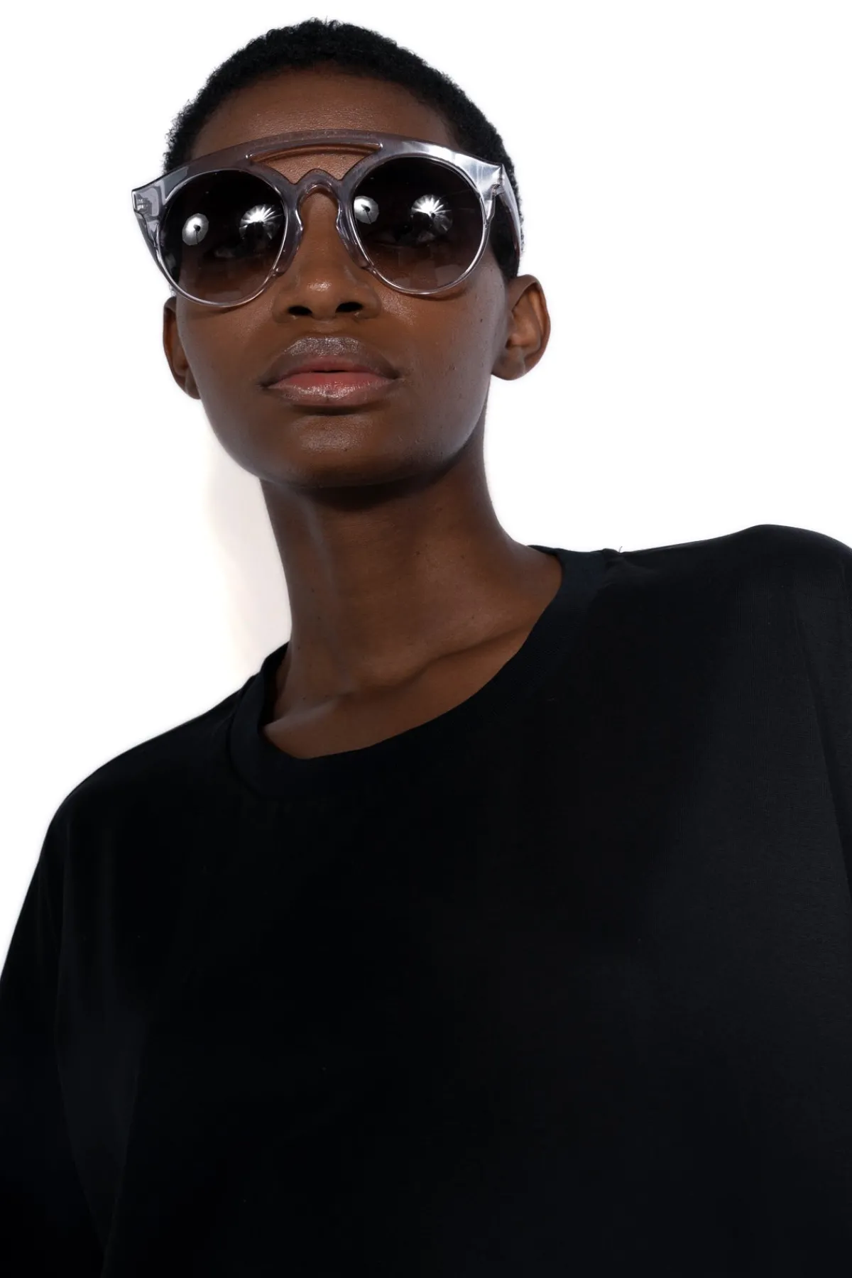 Marques ' Almeida BLACK BRIDGED SUNGLASSES