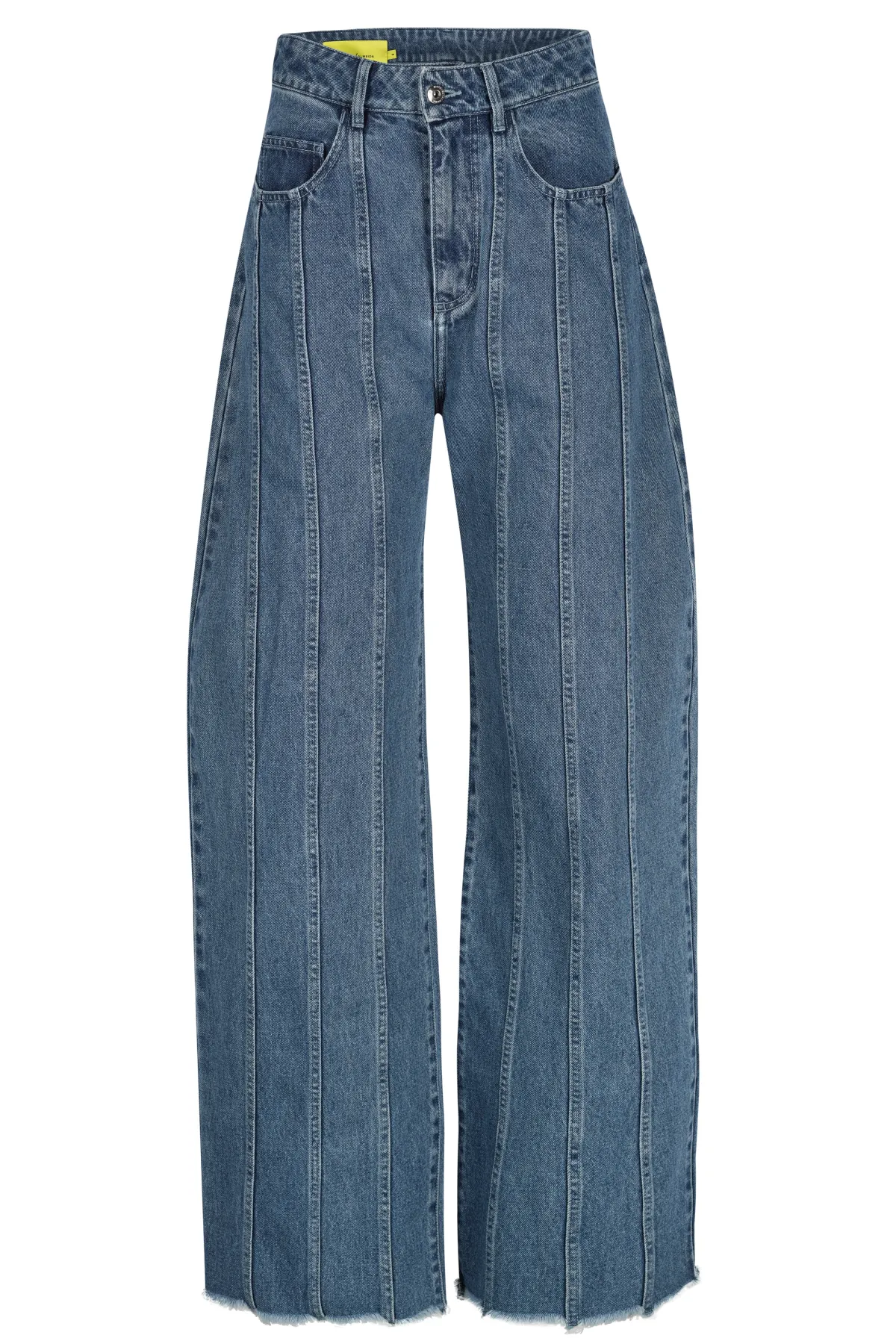 Women Marques ' Almeida DENIM BOYFRIEND TROUSERS WITH SEAM LINES