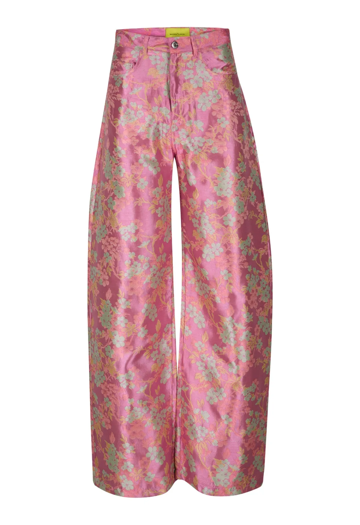 Women Marques ' Almeida FLOWER BROCADE BOYFRIEND TROUSERS