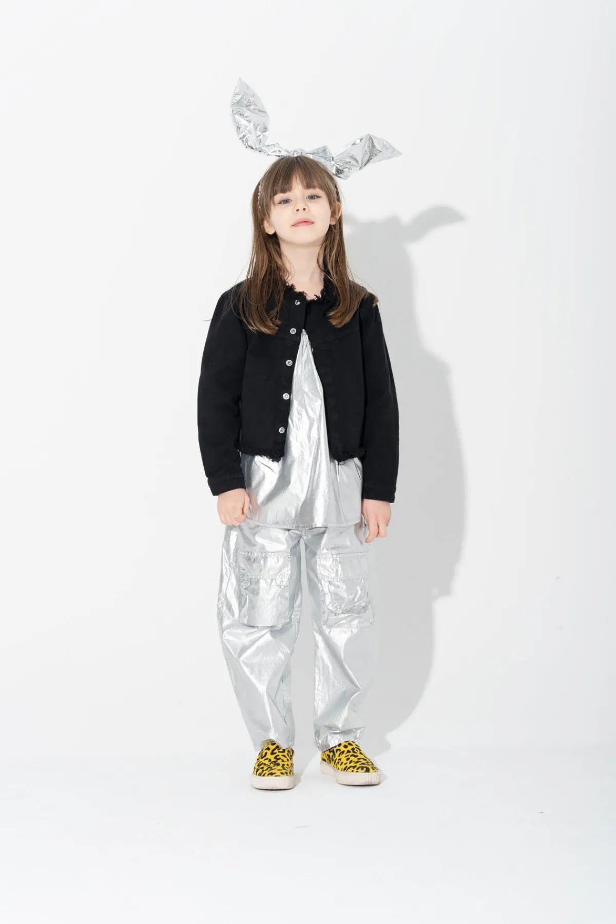 Kids Marques ' Almeida FOIL CARGO TROUSERS