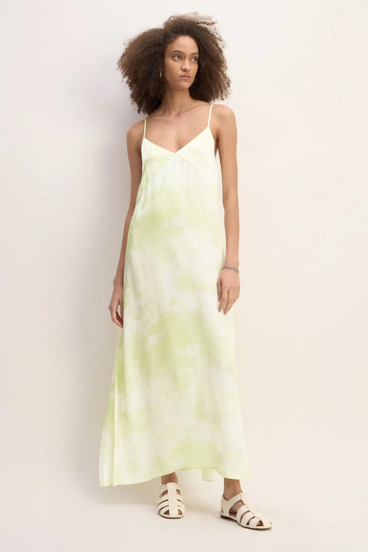 Women Marques ' Almeida GREEN TIE DYE SLIP DRESS