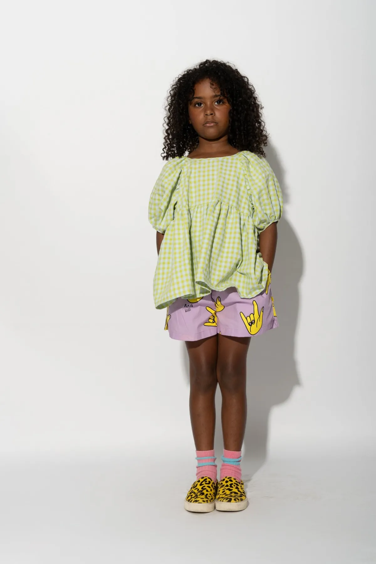 Kids Marques ' Almeida HANDS PRINT BOXER SHORTS