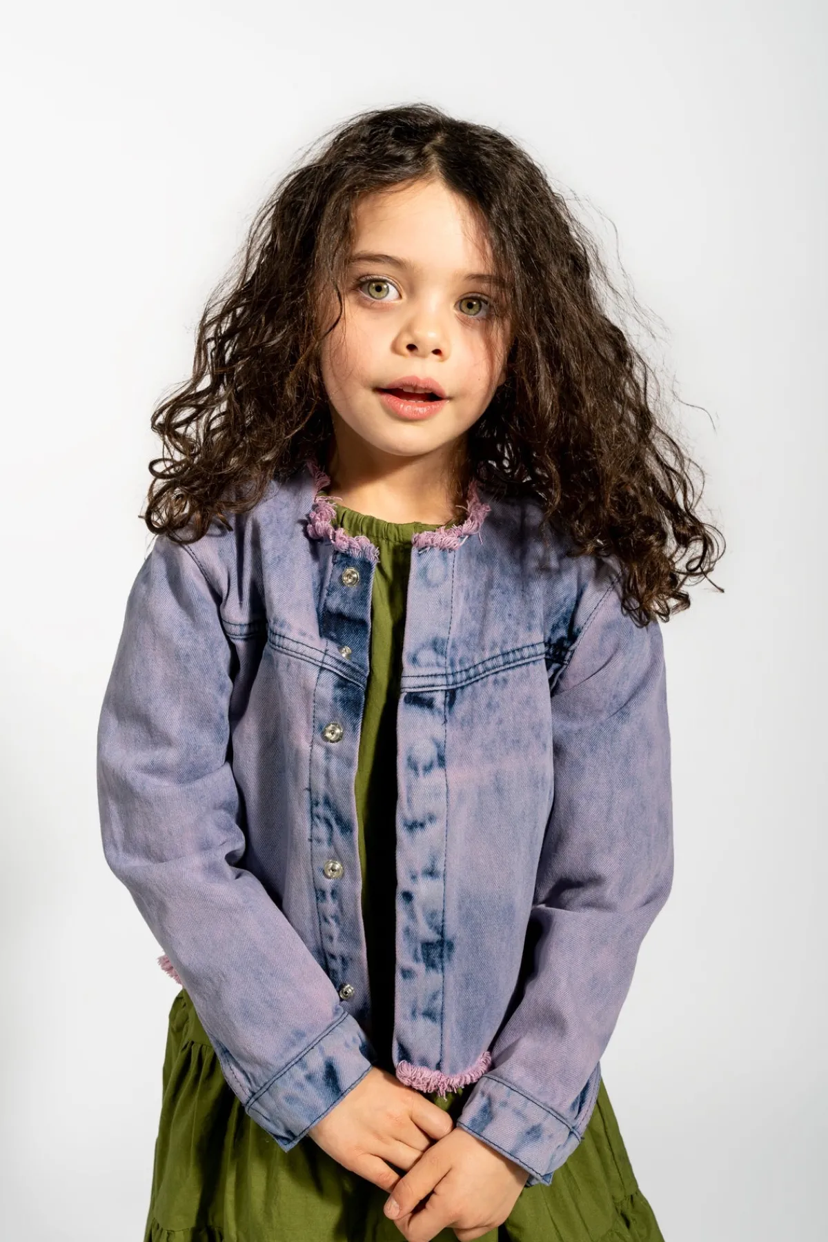 Kids Marques ' Almeida LOOSE COLLARLESS JACKET