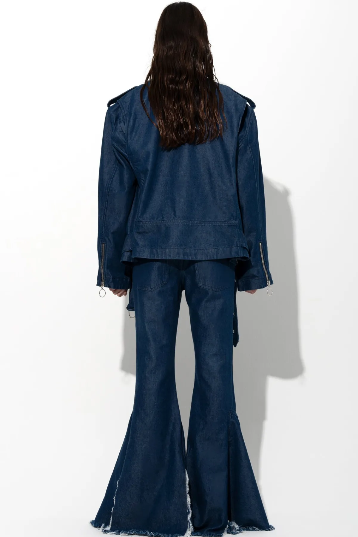 Women Marques ' Almeida DENIM BIKER JACKET