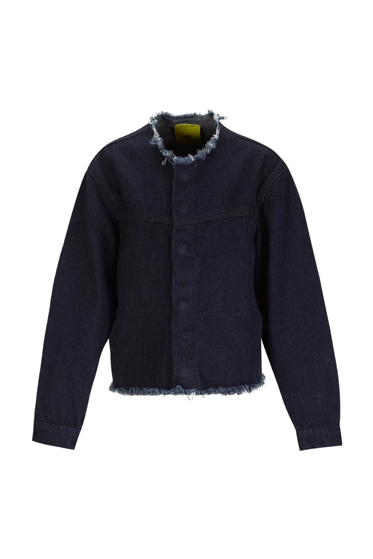 Kids Marques ' Almeida DENIM COLLARLESS JACKET