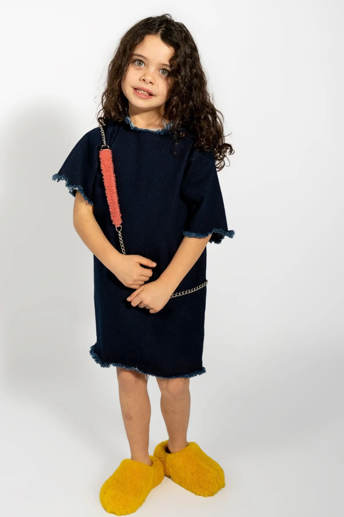 Kids Marques ' Almeida DENIM OVERSIZED T-SHIRT DRESS