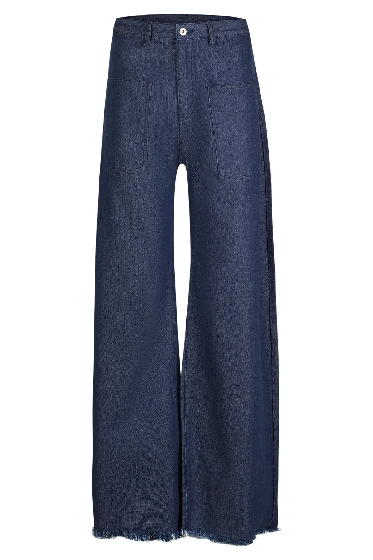 Women Marques ' Almeida DENIM PATCH POCKET BOYFRIEND TROUSERS