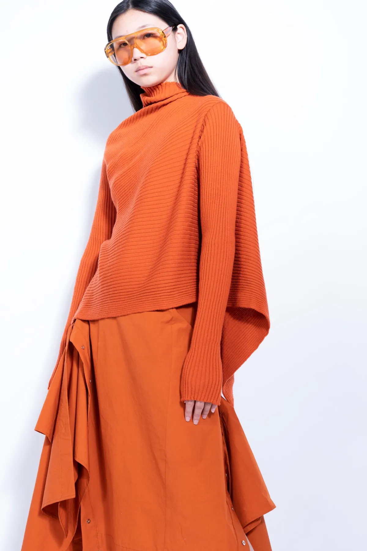 Women Marques ' Almeida DRAPED JUMPER IN MERINO KNIT