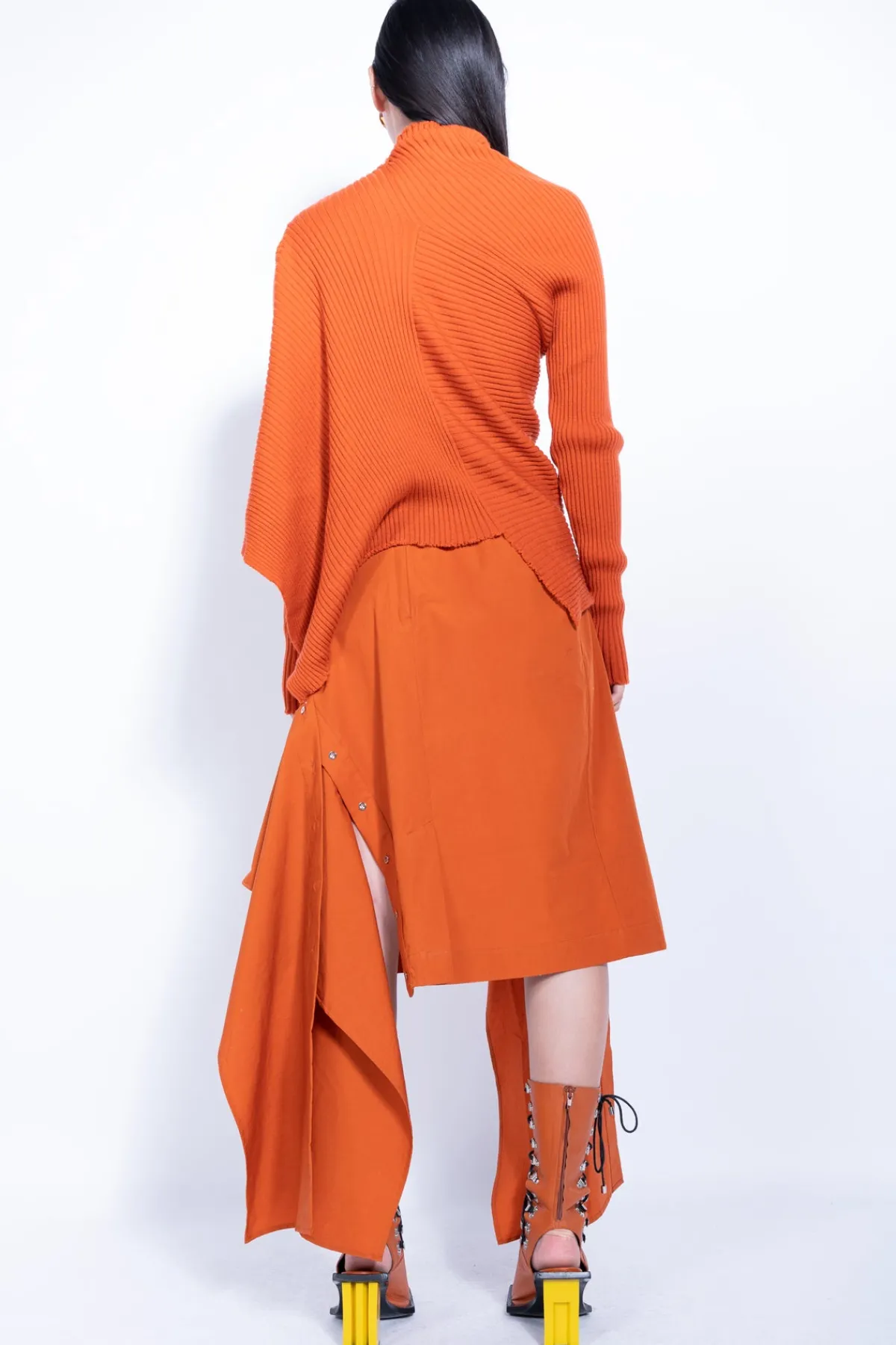 Women Marques ' Almeida DRAPED JUMPER IN MERINO KNIT