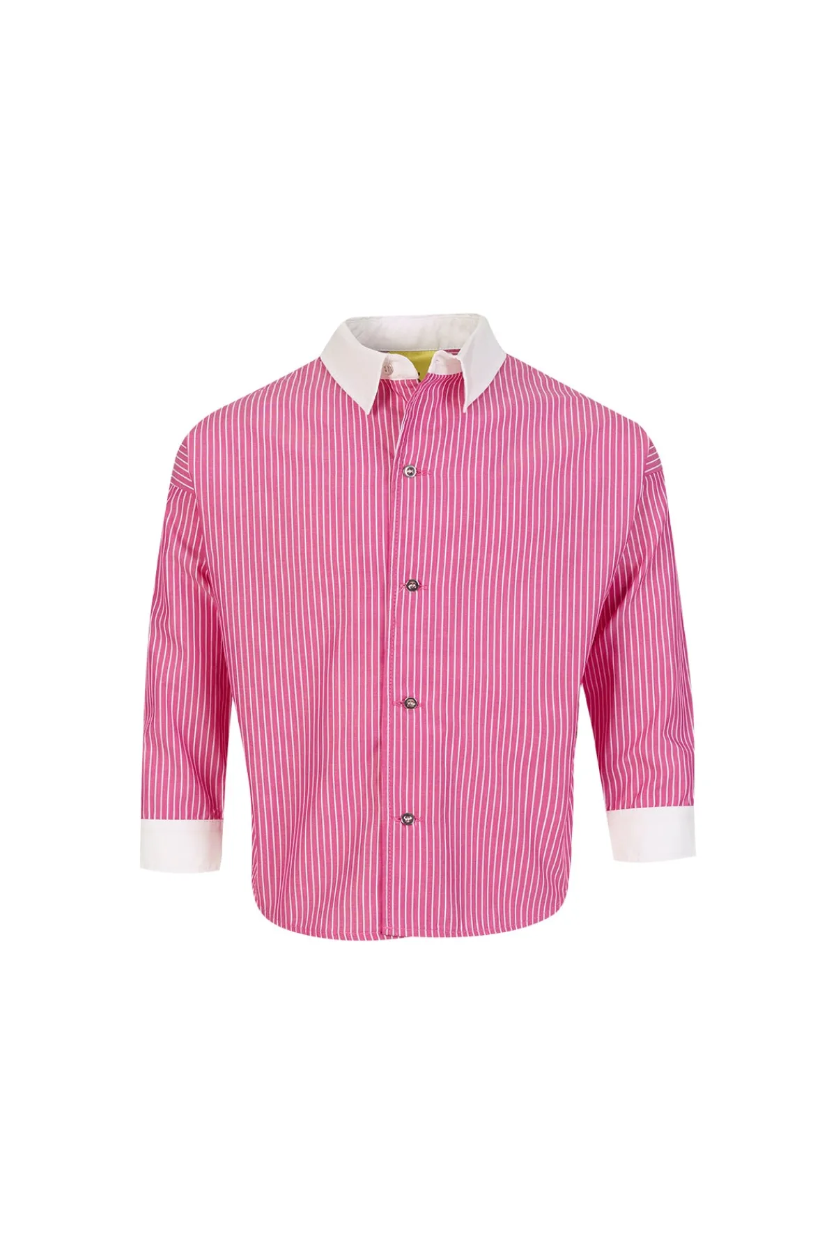 Kids Marques ' Almeida AND WHITE STRIPED LOOSE SHIRT