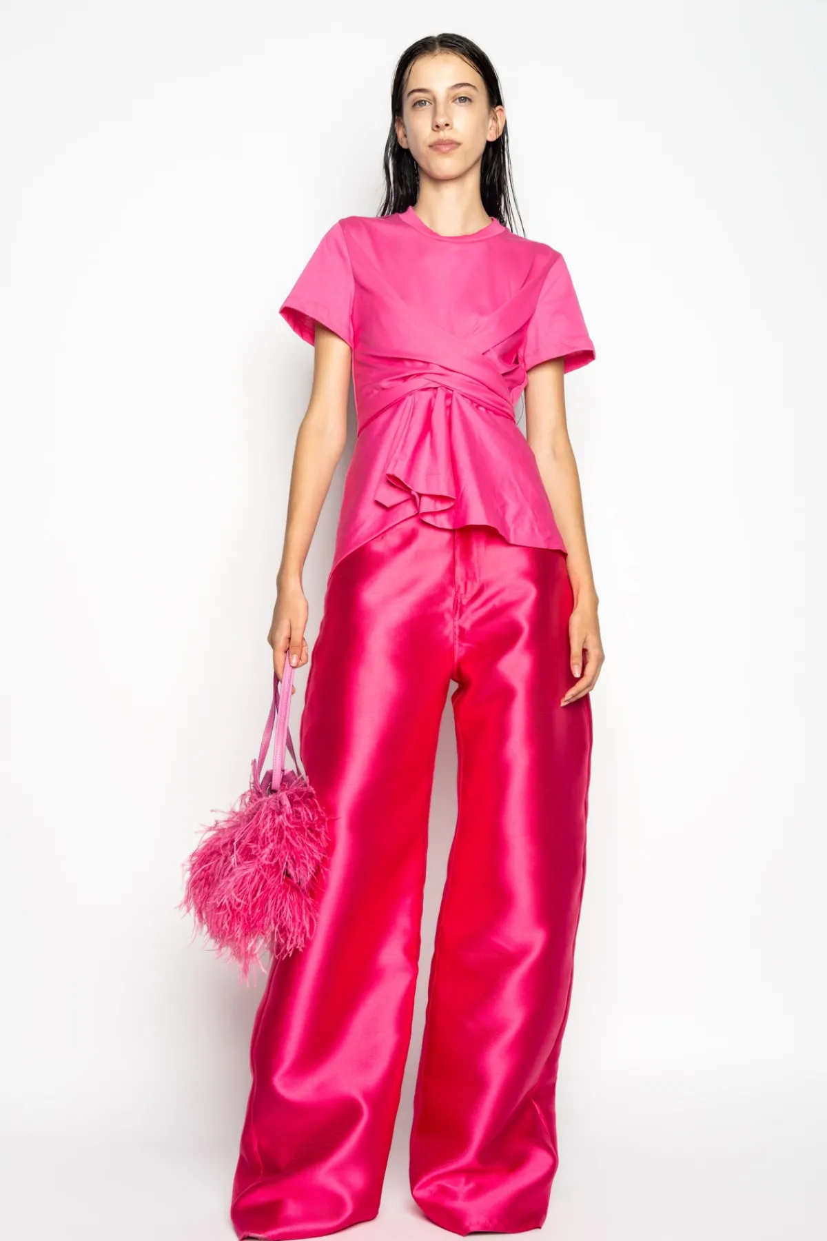 Women Marques ' Almeida PINK BOYFRIEND TROUSERS