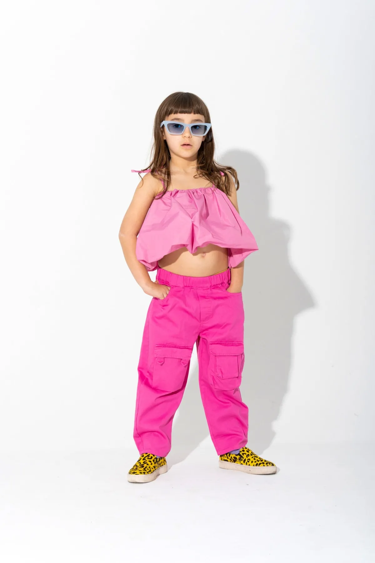 Kids Marques ' Almeida PINK CARGO TROUSERS