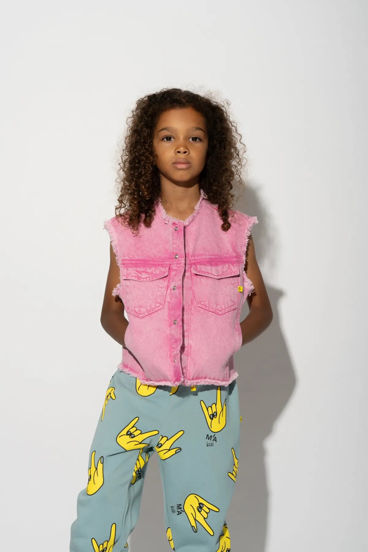 Kids Marques ' Almeida COLLARLESS VEST