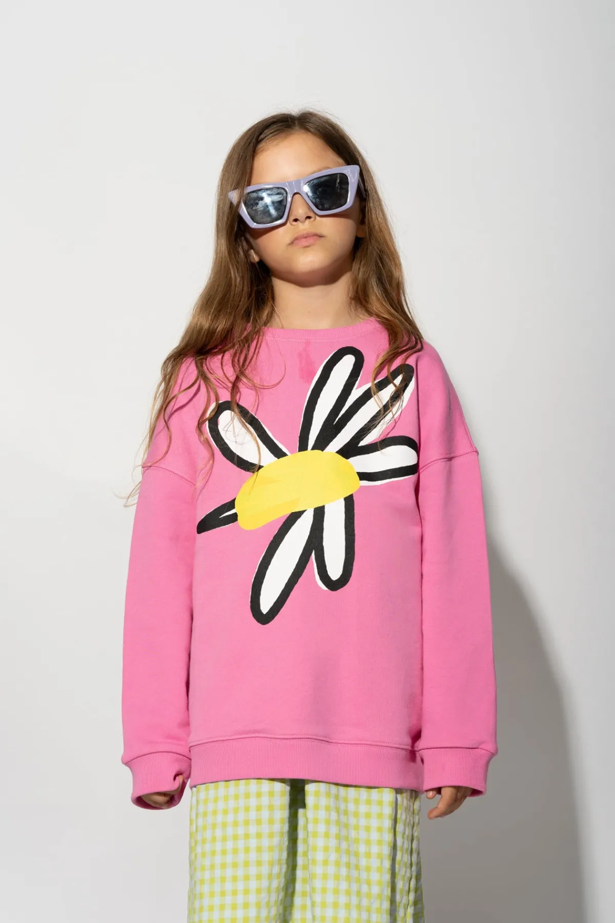 Kids Marques ' Almeida DAISY PRINT SWEATSHIRT