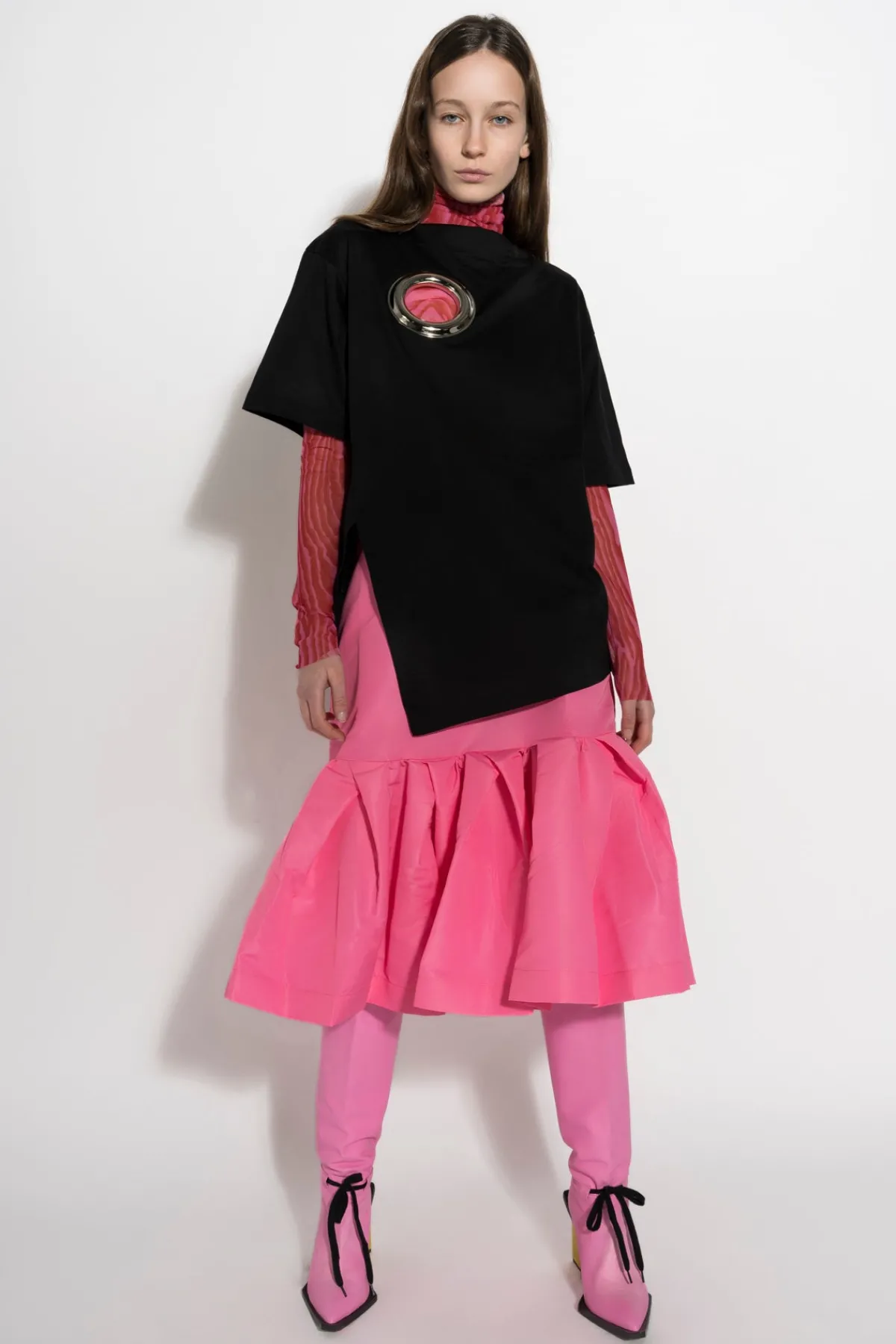 Women Marques ' Almeida PINK FITTED SKIRT