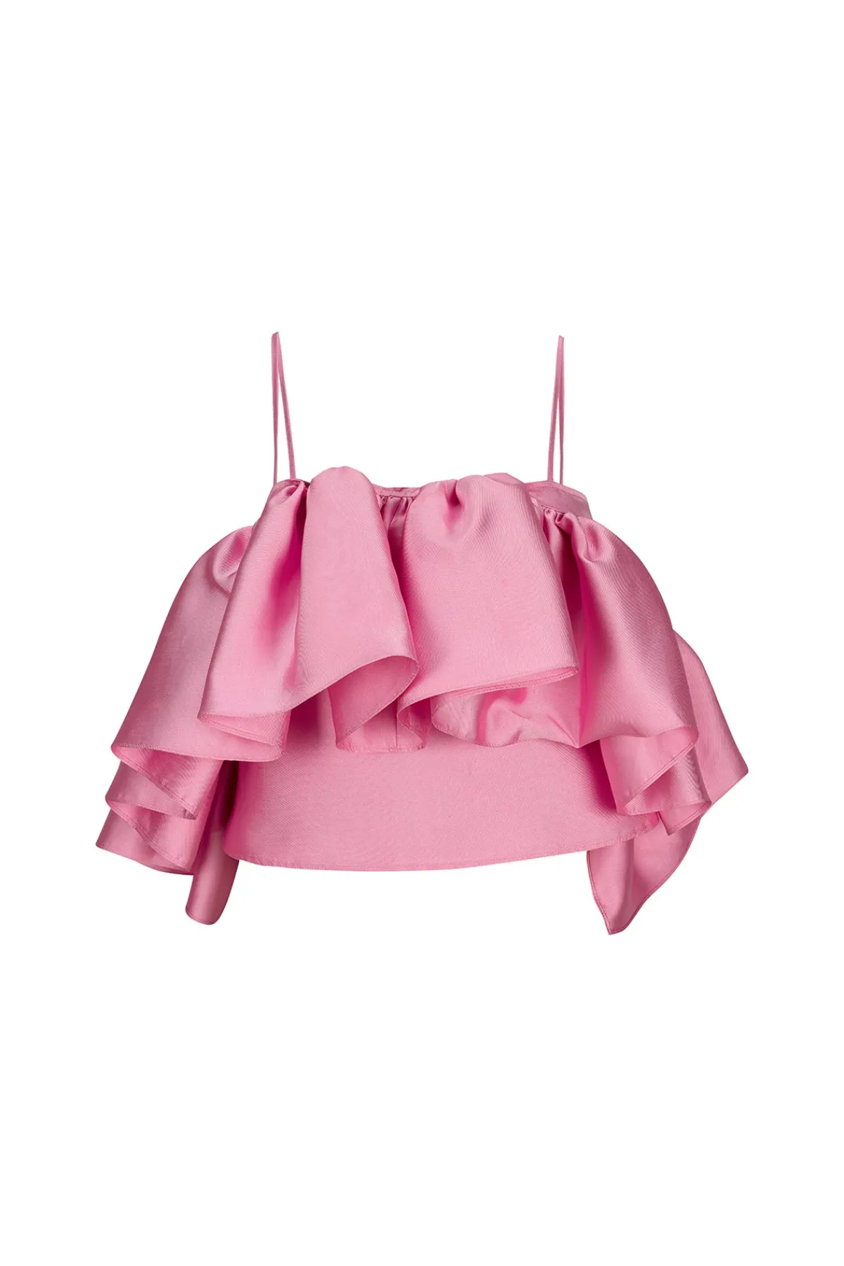 Women Marques ' Almeida PINK FRONT FRILL TOP