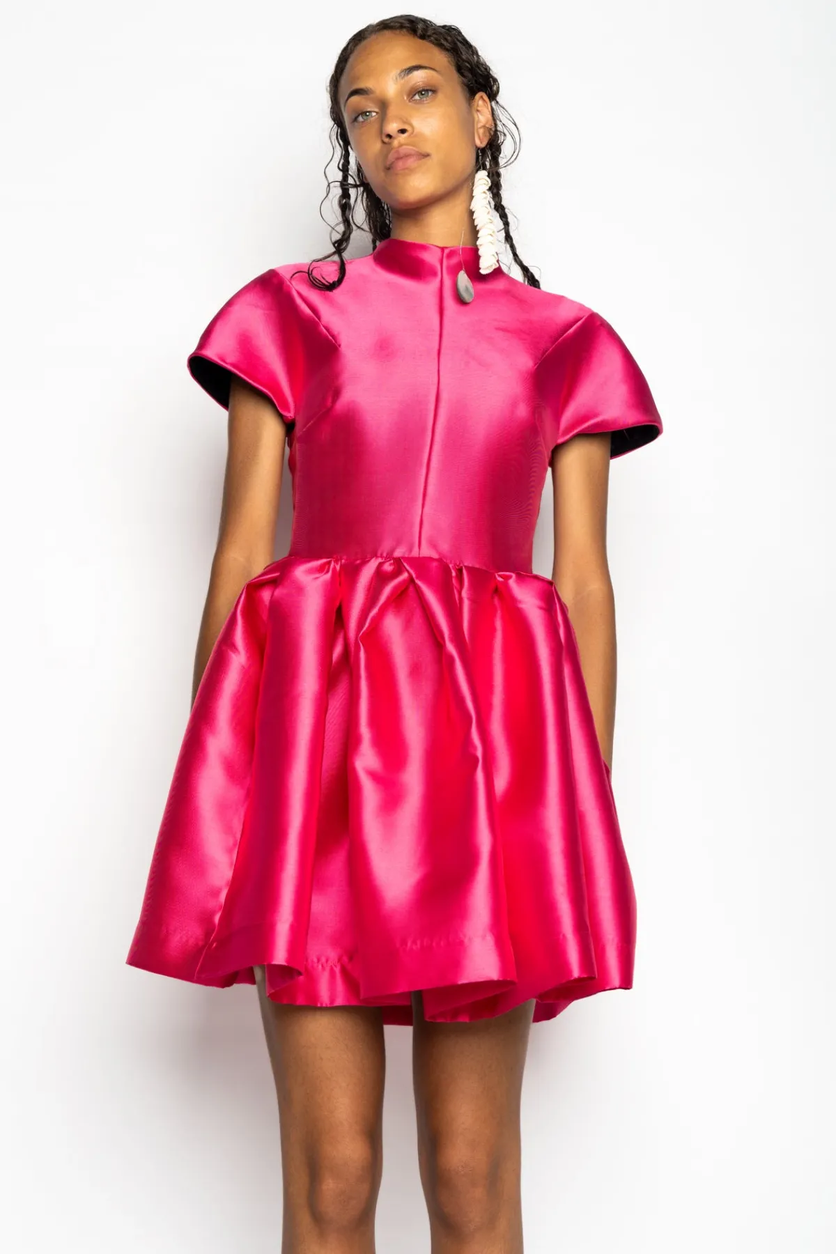 Women Marques ' Almeida PINK SHORT SLEEVE PUFF SKIRT DRESS