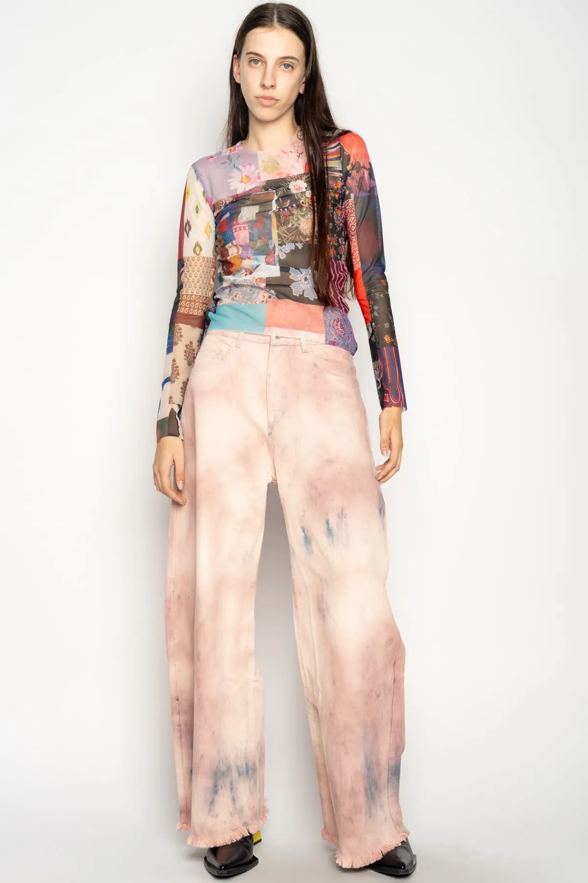 Women Marques ' Almeida TIE DYE BOYFRIEND TROUSERS