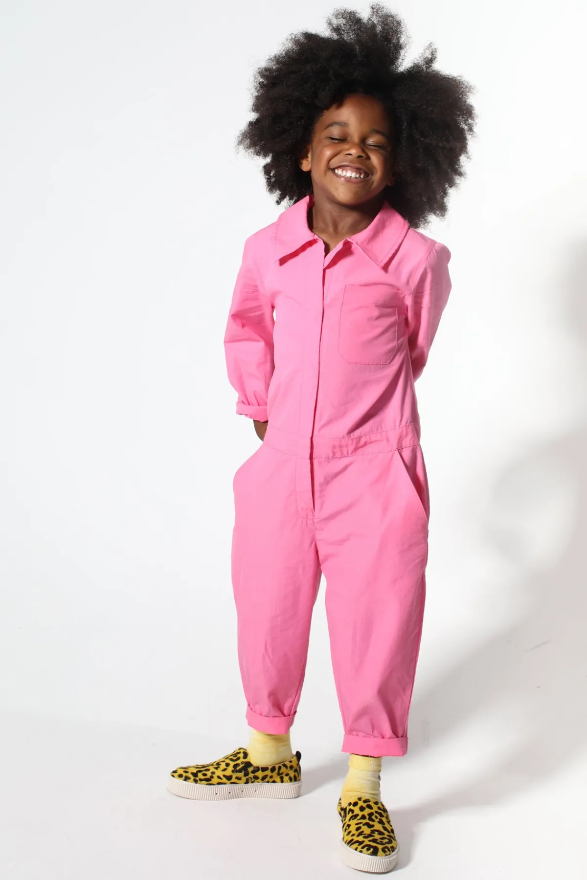 Kids Marques ' Almeida PINK WORKWEAR JUMPSUIT