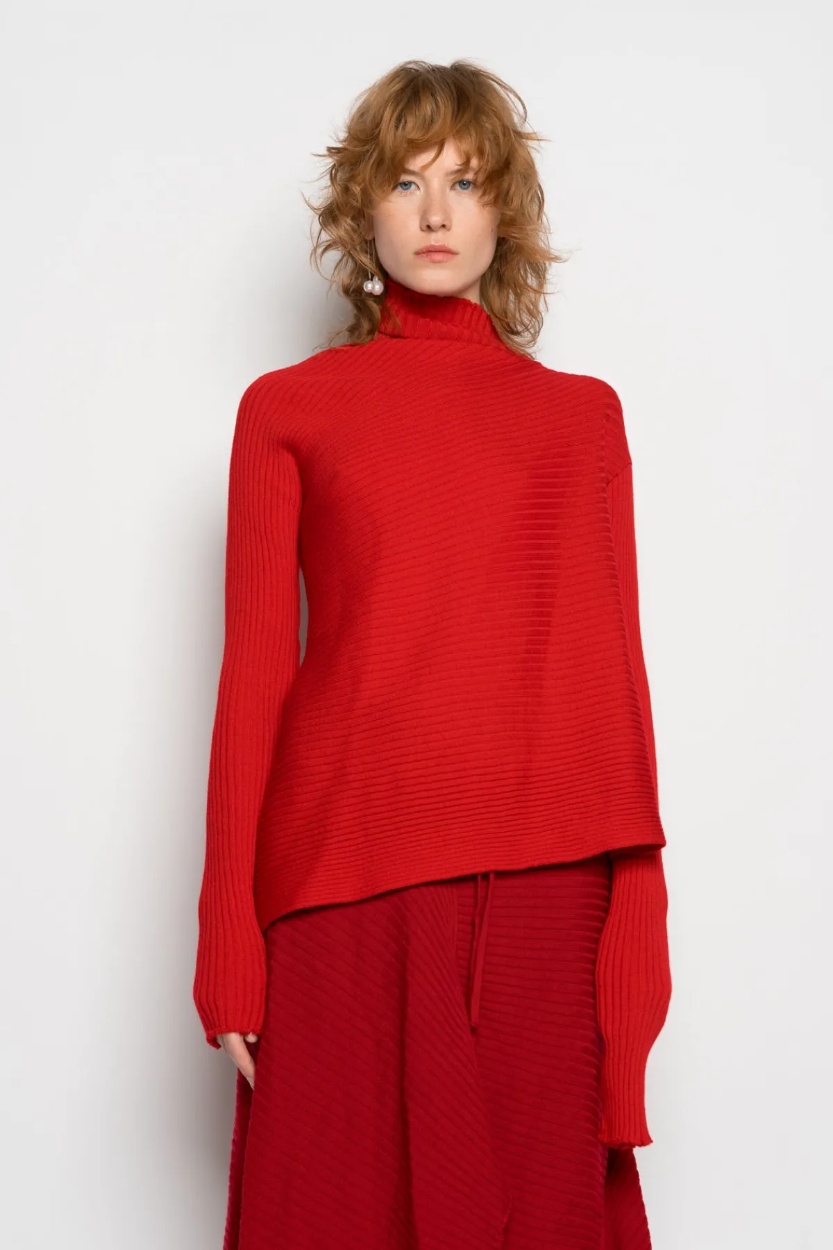 Women Marques ' Almeida DRAPED JUMPER IN MERINO KNIT