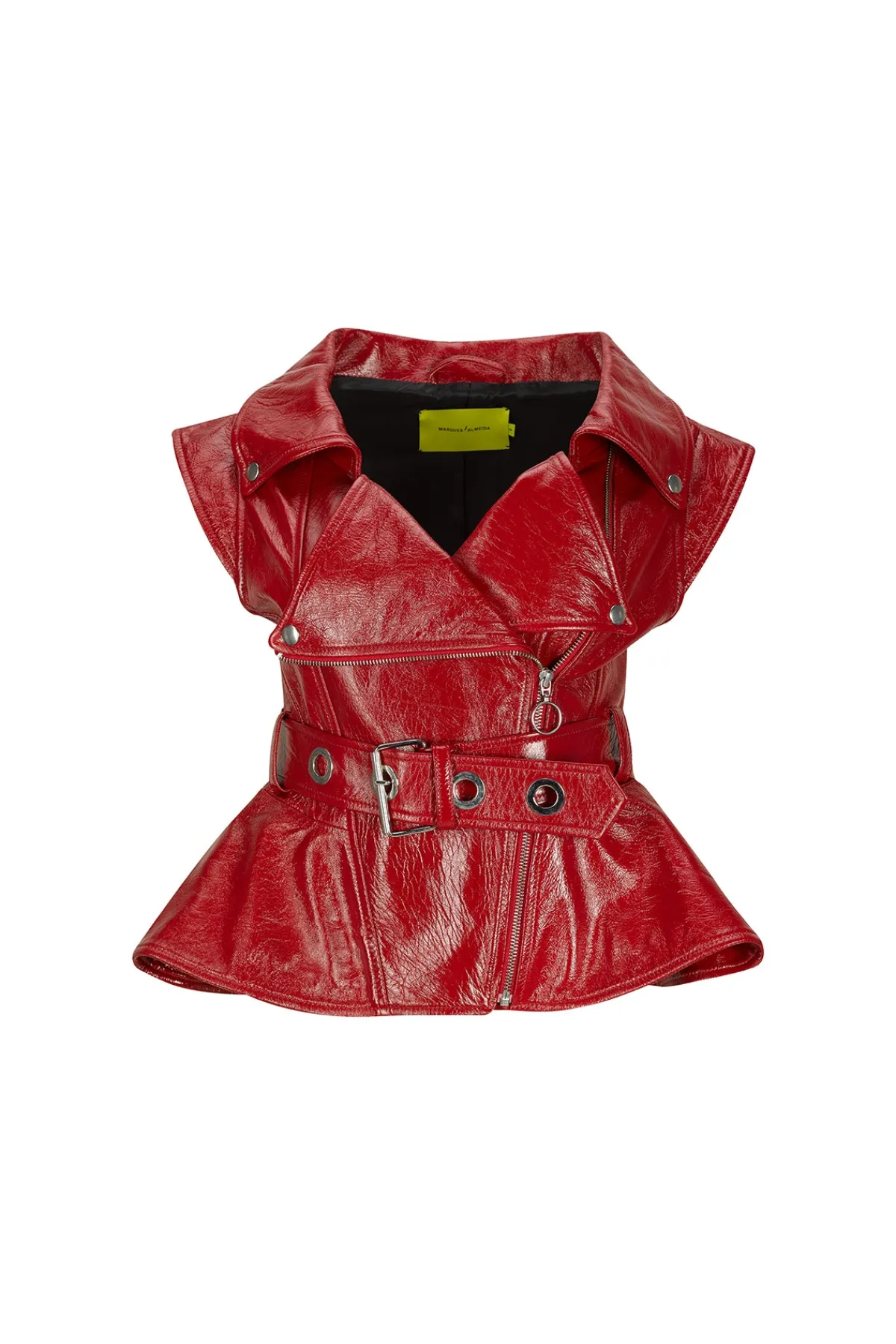 Women Marques ' Almeida LEATHER BIKER VEST