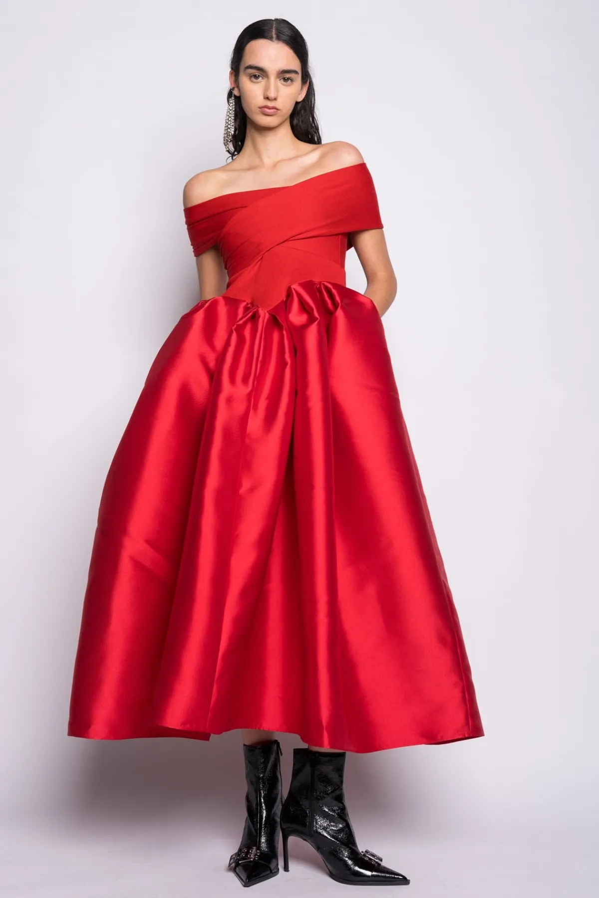 Women Marques ' Almeida OFF SHOULDER FULL SKIRT DRESS