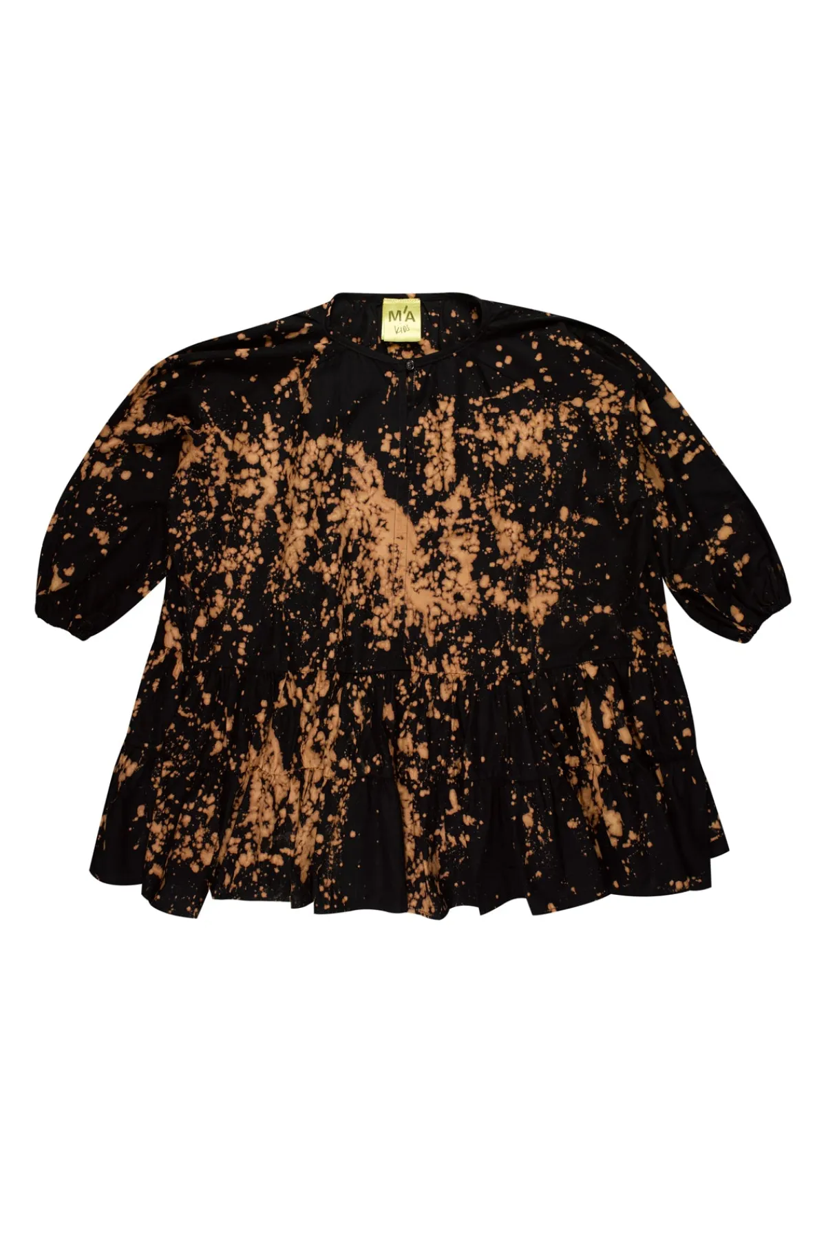 Kids Marques ' Almeida SPLATTERED GATHERED DRESS