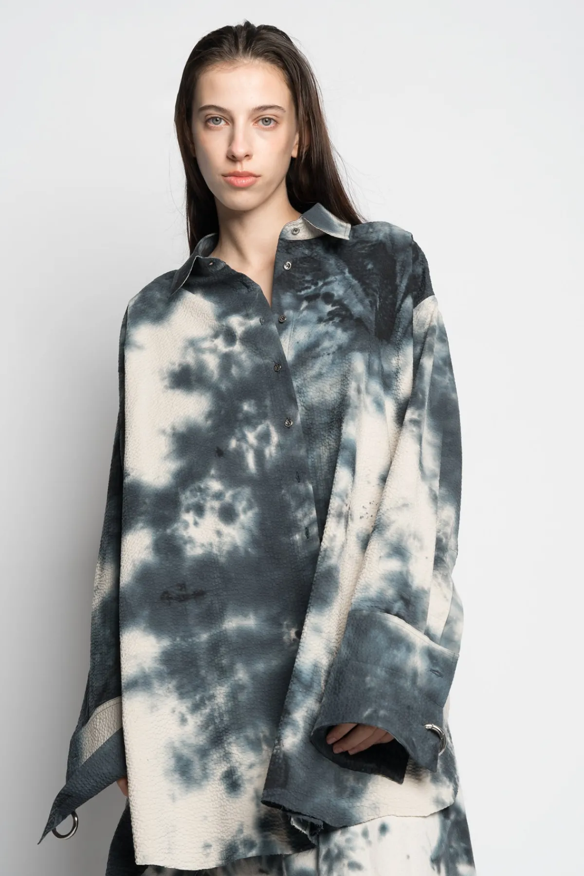 Women Marques ' Almeida TIE DYE BLACK XXL SHIRT