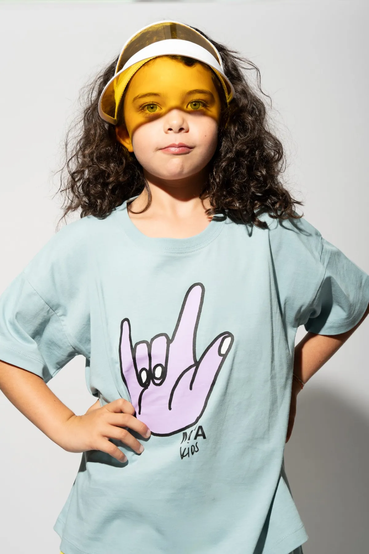 Kids Marques ' Almeida HAND PRINT T-SHIRT