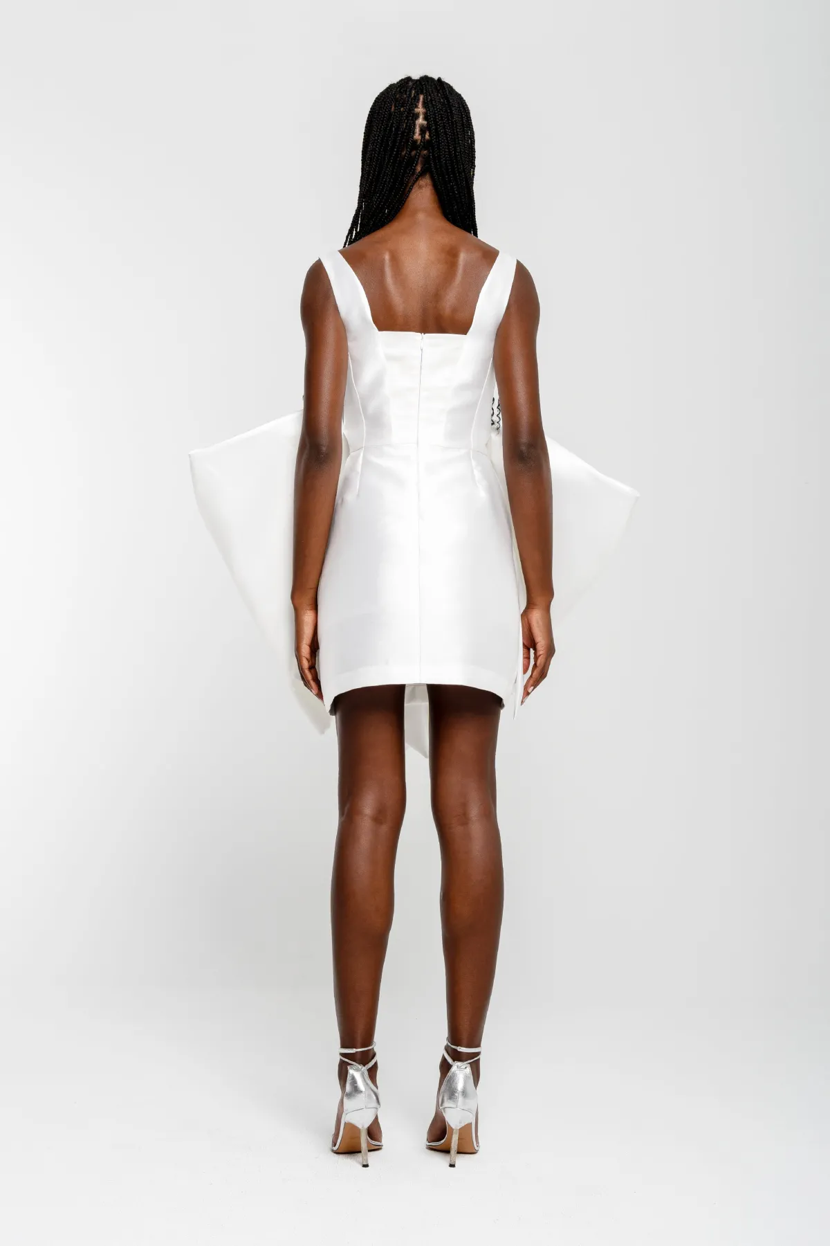 Marques ' Almeida BIG BOW MINI DRESS