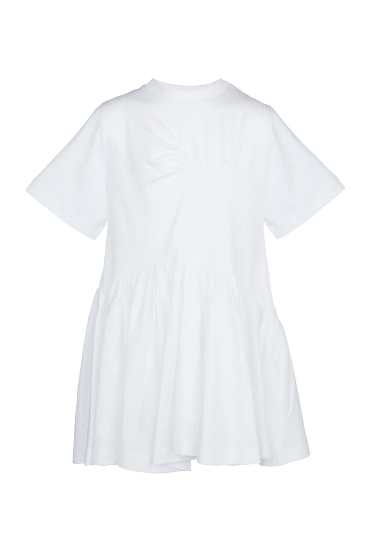 Kids Marques ' Almeida GATHERED JERSEY T-SHIRT DRESS